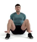 90/90 heupoefening beginpositie