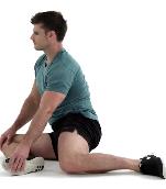 90/90 heupoefening eindpositie